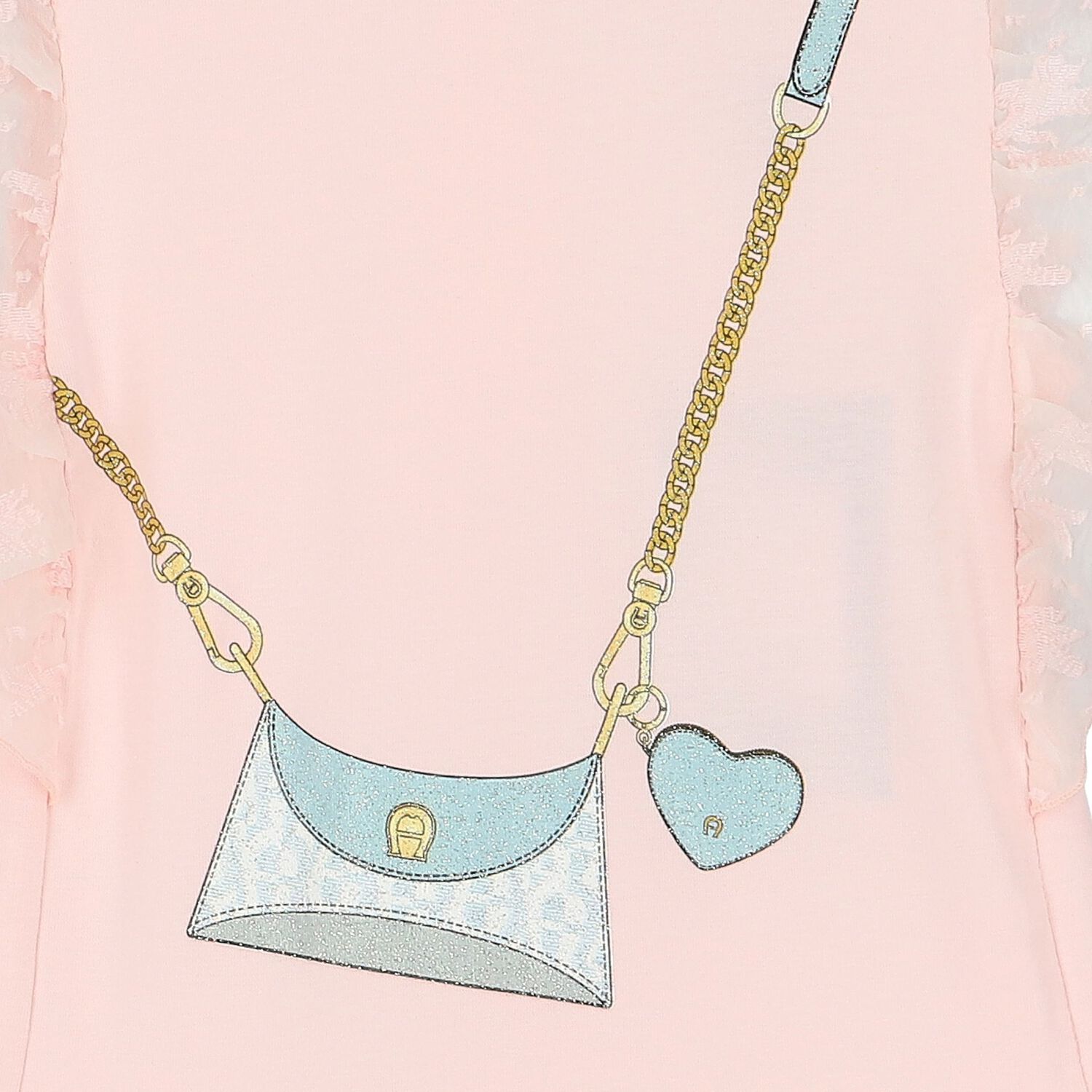 Younger Girls Pink Logo Bag Dress, 3, hi-res image number null