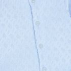 Boys Blue Logo Babygrow & Hat Set, 1, hi-res