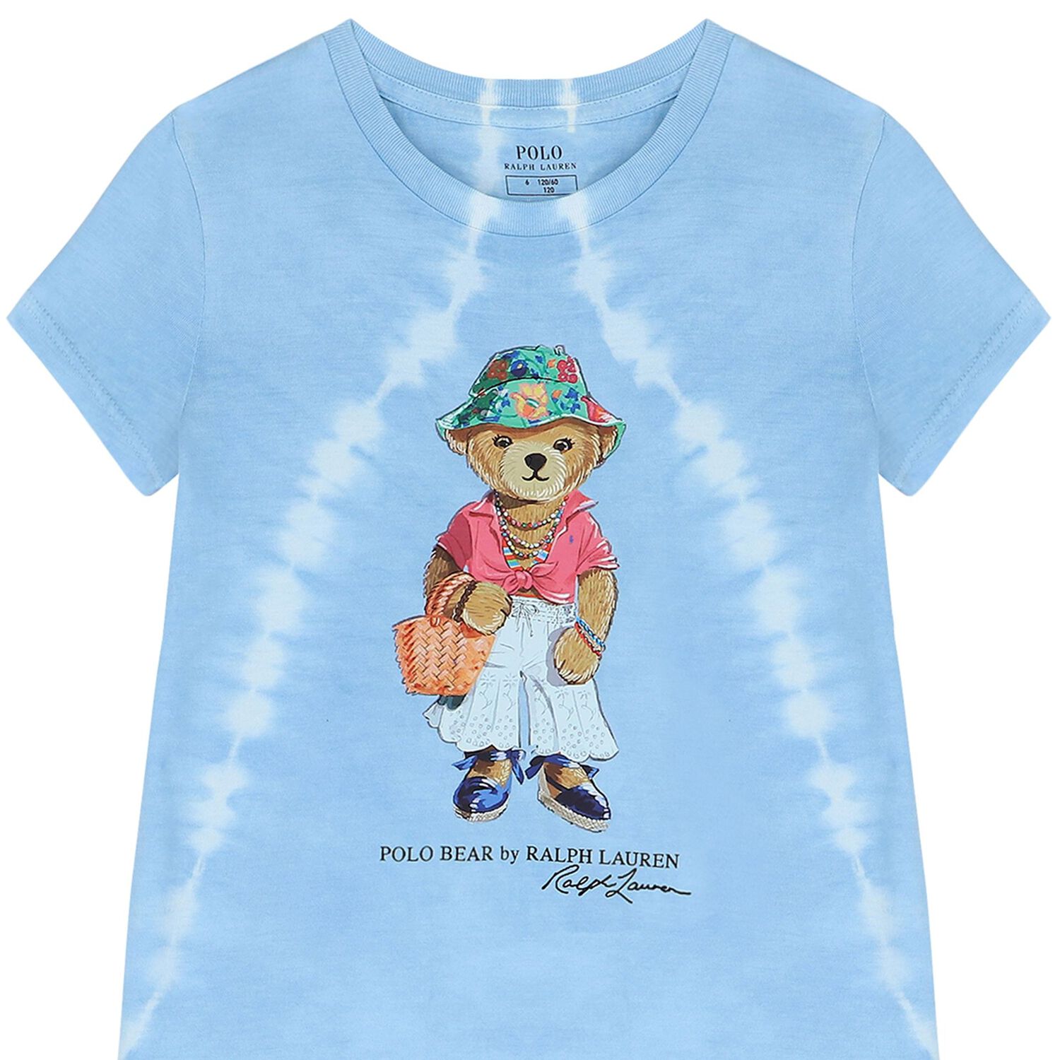 Girls Blue Polo Bear Dress, 1, hi-res image number null