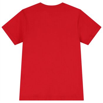 Boys Red Polo Bear T-Shirt