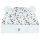Baby Boys Blue Teddy Bear Logo Babygrow Set, 1, hi-res