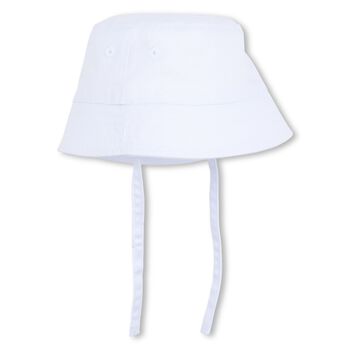 Baby Boys White Logo Hat 