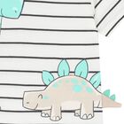 Younger Boys Ivory Dinosaur T-Shirt, 3, hi-res