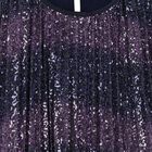 Girls Navy Blue Embellished Pleated Dress, 1, hi-res