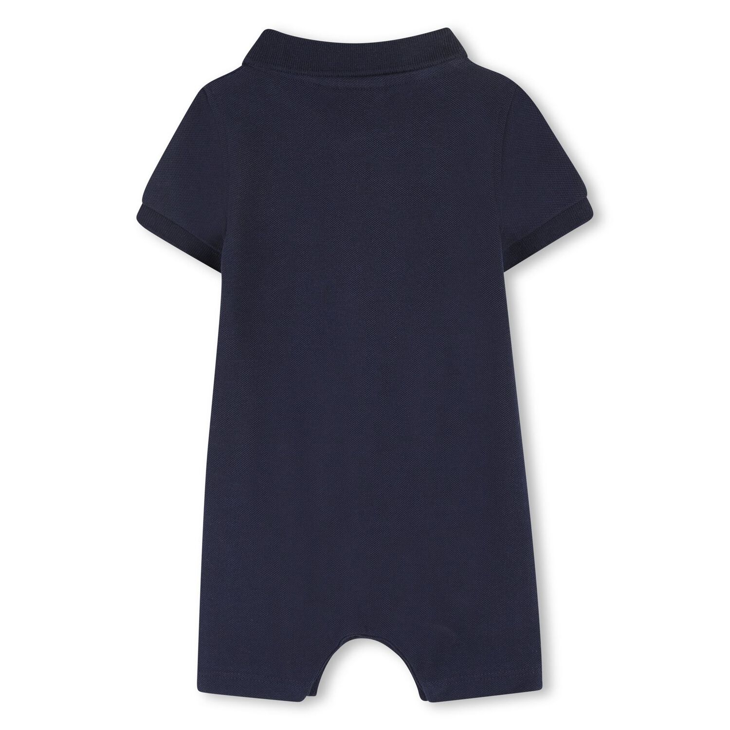 Baby Boys Navy Blue Logo Romper, 3, hi-res