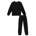 Boys Black, Red & Grey Tracksuit, 1, hi-res