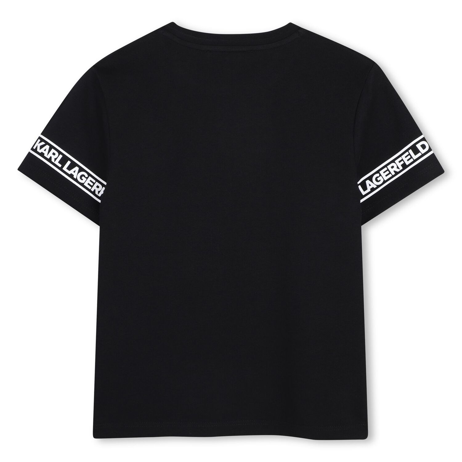 Boys Mini Me Black Logo T-Shirt, 2, hi-res