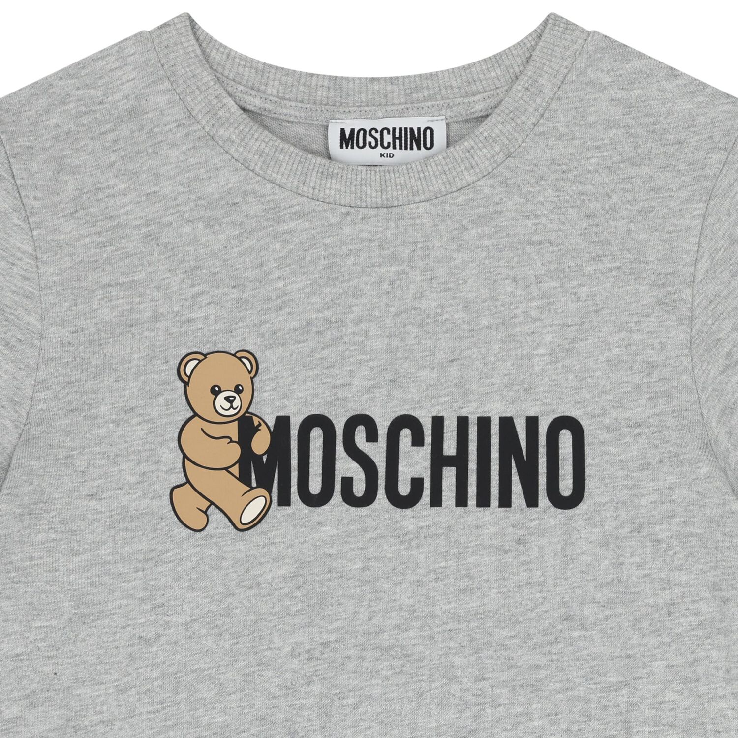 Grey Teddy Bear Logo T-Shirt, 7, hi-res