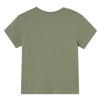 Younger Boys Green Jungle Animals T-Shirt
