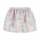 Girls Pink Floral Skirt, 1, hi-res