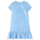 Girls Blue Polo Bear Dress, 1, hi-res
