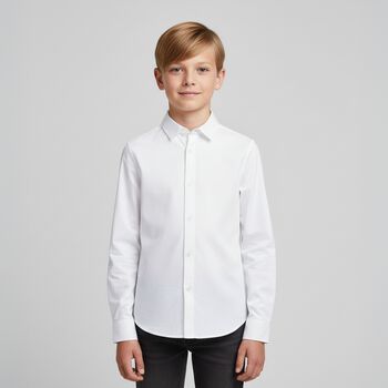 Boys White Shirt