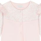 Baby Girls Pink Floral Babygrow, 1, hi-res
