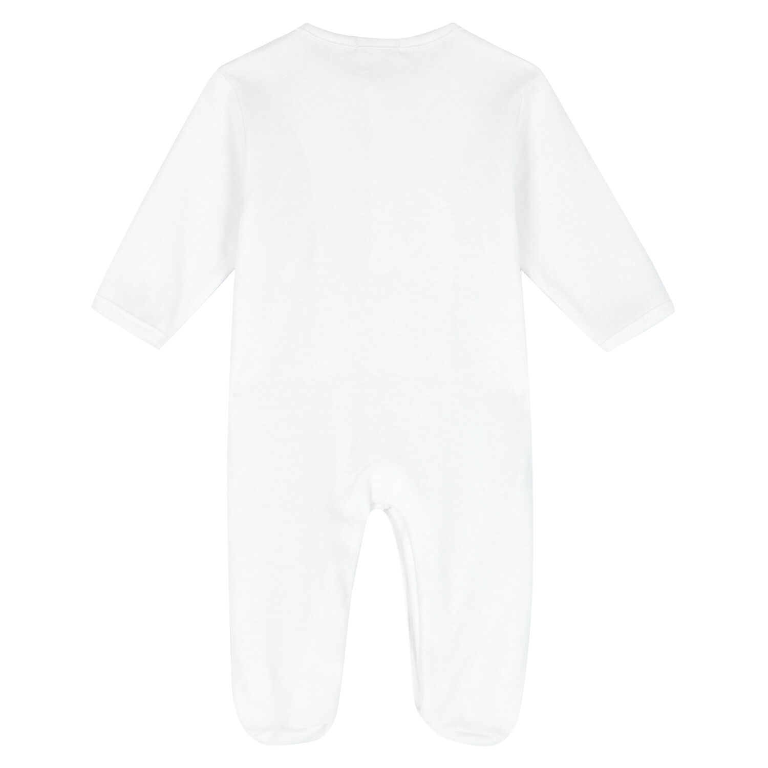 Baby Boys White Babygrow, 1, hi-res