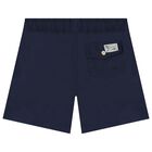 Boys Navy Blue Logo Swim Shorts, 1, hi-res
