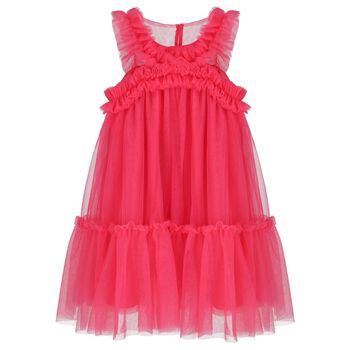 Girls Pink Tulle Dress
