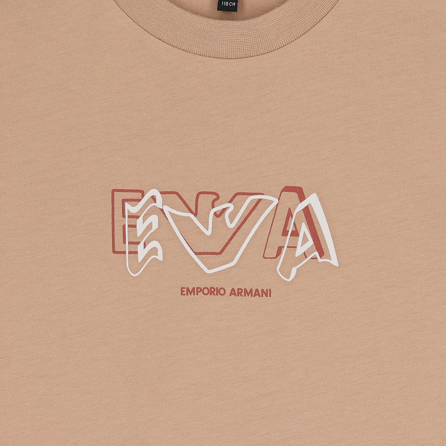 Boys Beige T-Shirts ( 2 Pack ), 1, hi-res