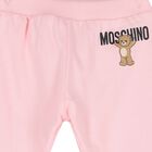 Younger Girls Pink Teddy Bear Logo Tracksuit, 3, hi-res