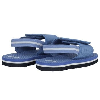 Boys Blue Logo Sandals