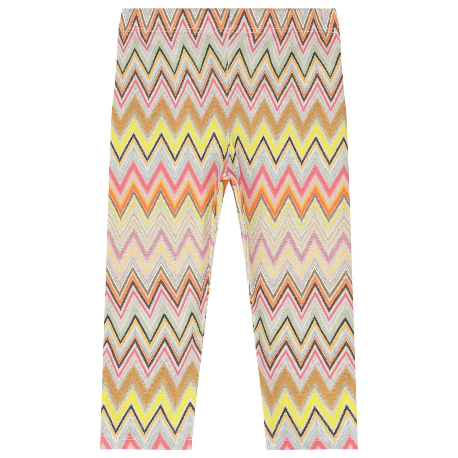 Younger Girls Multi-Colored Zig Zag Leggings, 1, hi-res