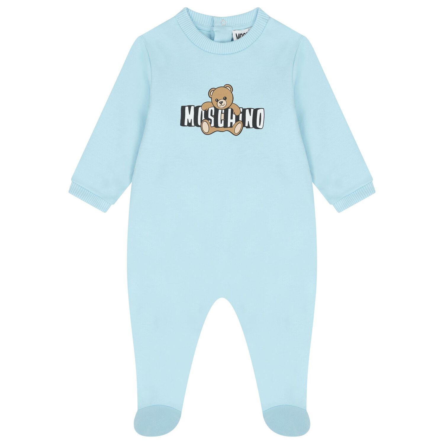 Blue Teddy Bear Logo Babygrow Gift Set, 4, hi-res