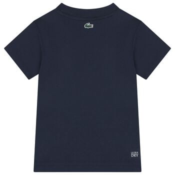 Boys Navy Blue Logo T-Shirt