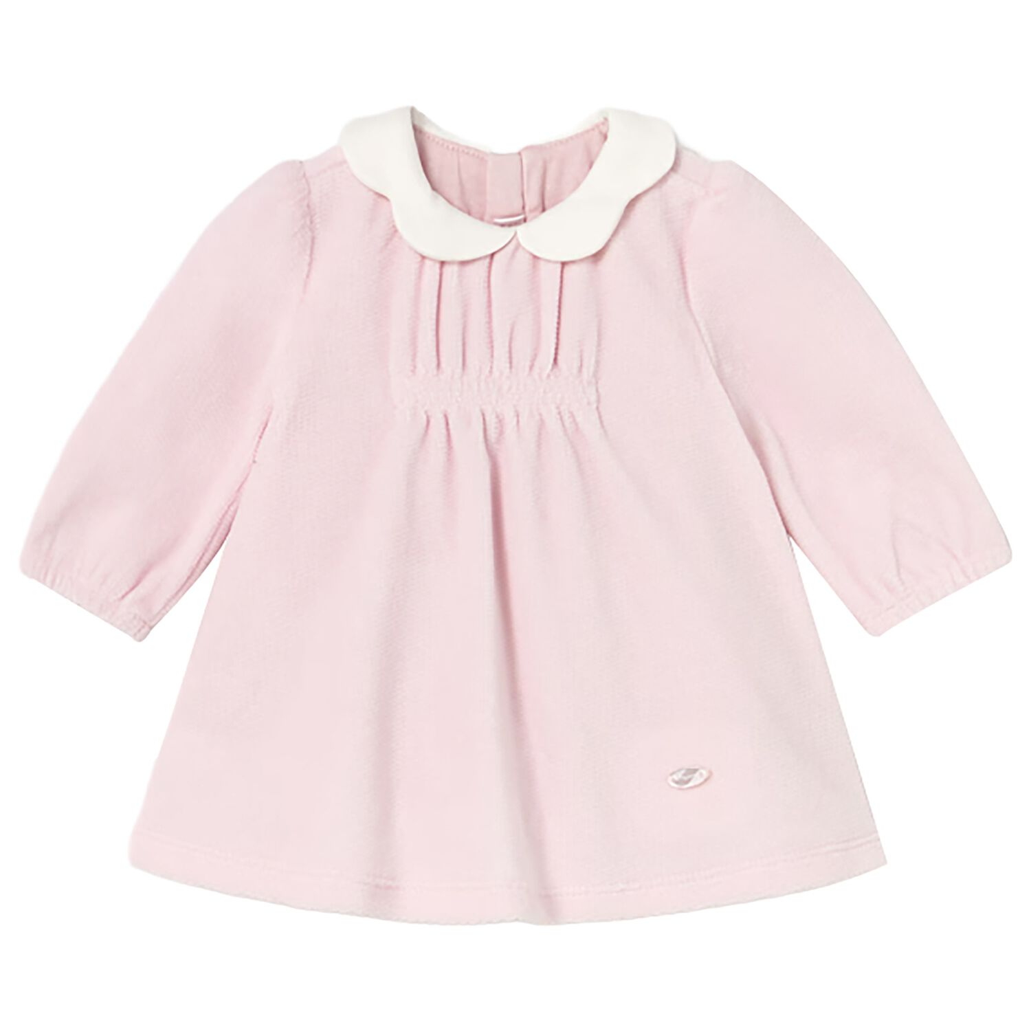 Baby Girls Pink Dress, 3, hi-res