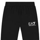 Boys Black Logo Joggers, 1, hi-res