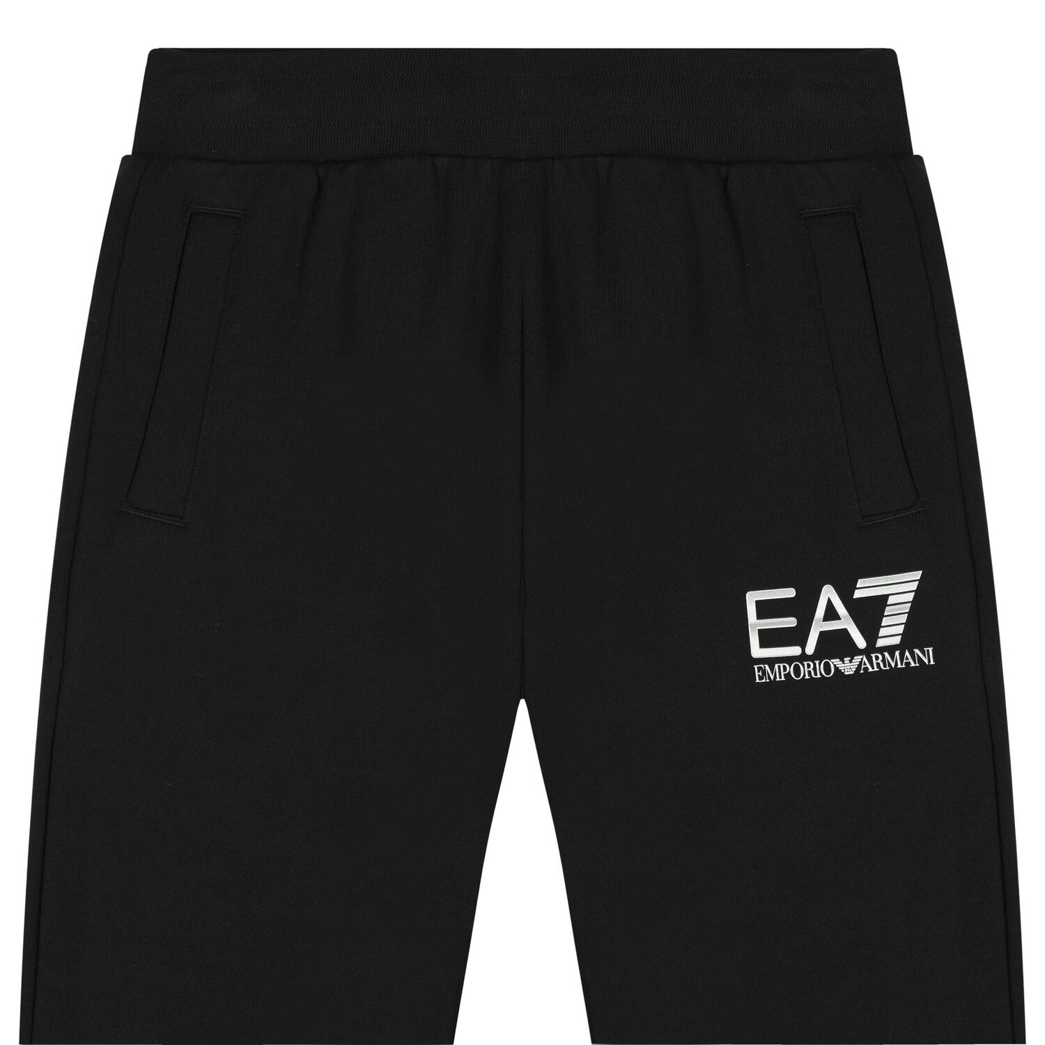 Boys Black Logo Joggers, 1, hi-res