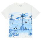 Boys Blue, White & Navy Shorts Set, 2, hi-res