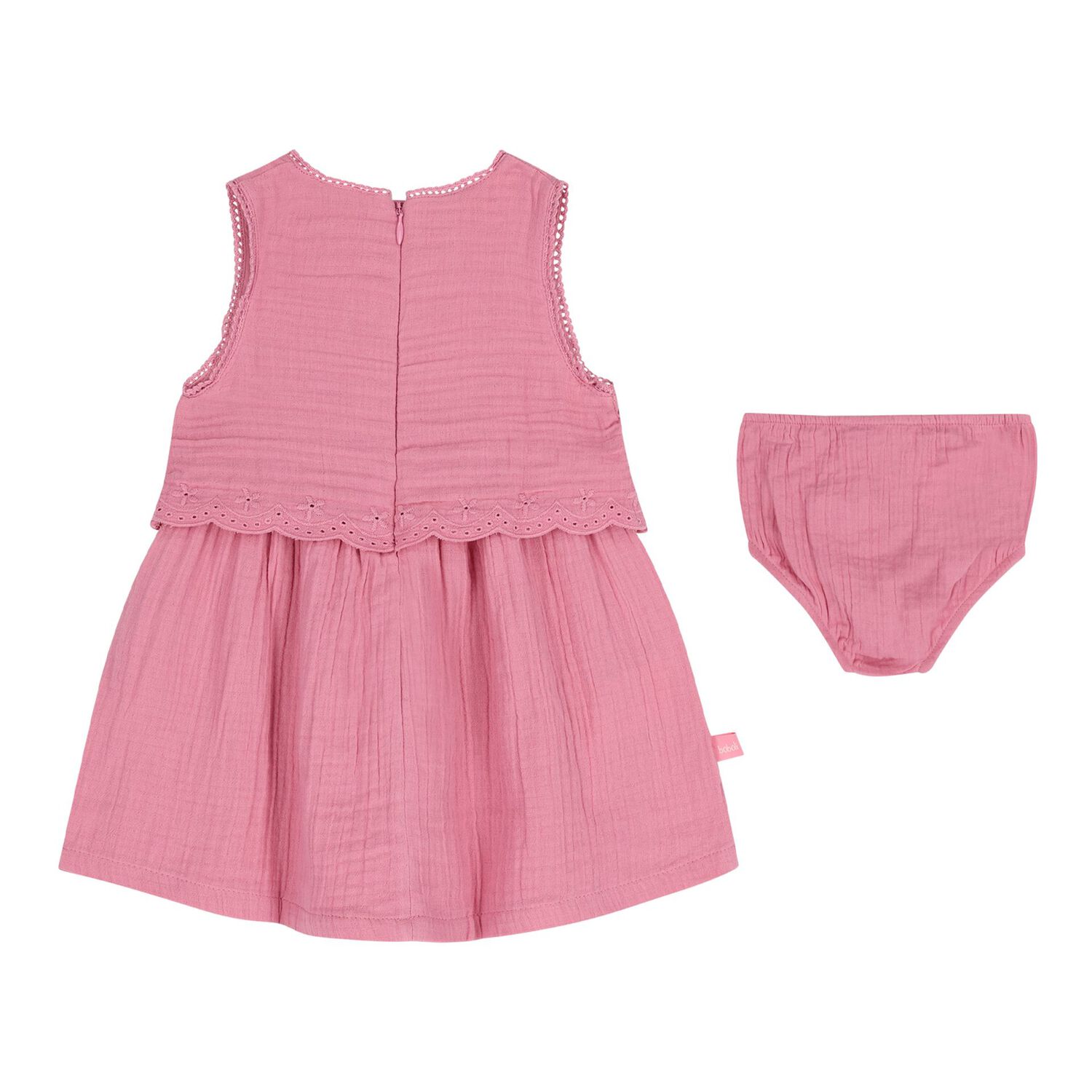 Baby Girls Pink Dress Set, 1, hi-res