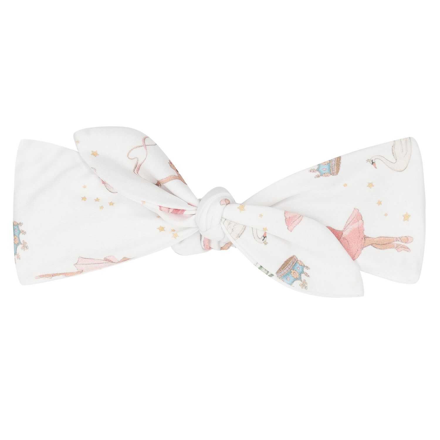 Baby Girls White & Pink Opera Headband, 1, hi-res
