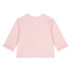 Baby Girls White & Pink Tracksuit Set ( 3 Piece ), 4, hi-res