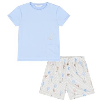 Baby Boys Blue Kite Shorts Set