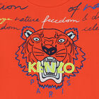 Boys Orange Tiger Logo Sweatshirt, 1, hi-res