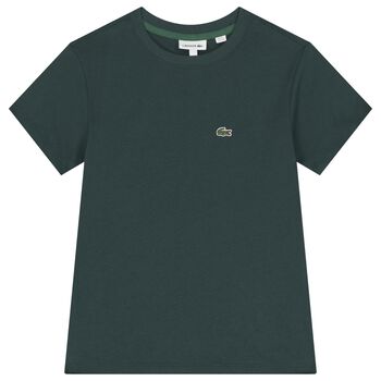 Boys Green Logo T-Shirt