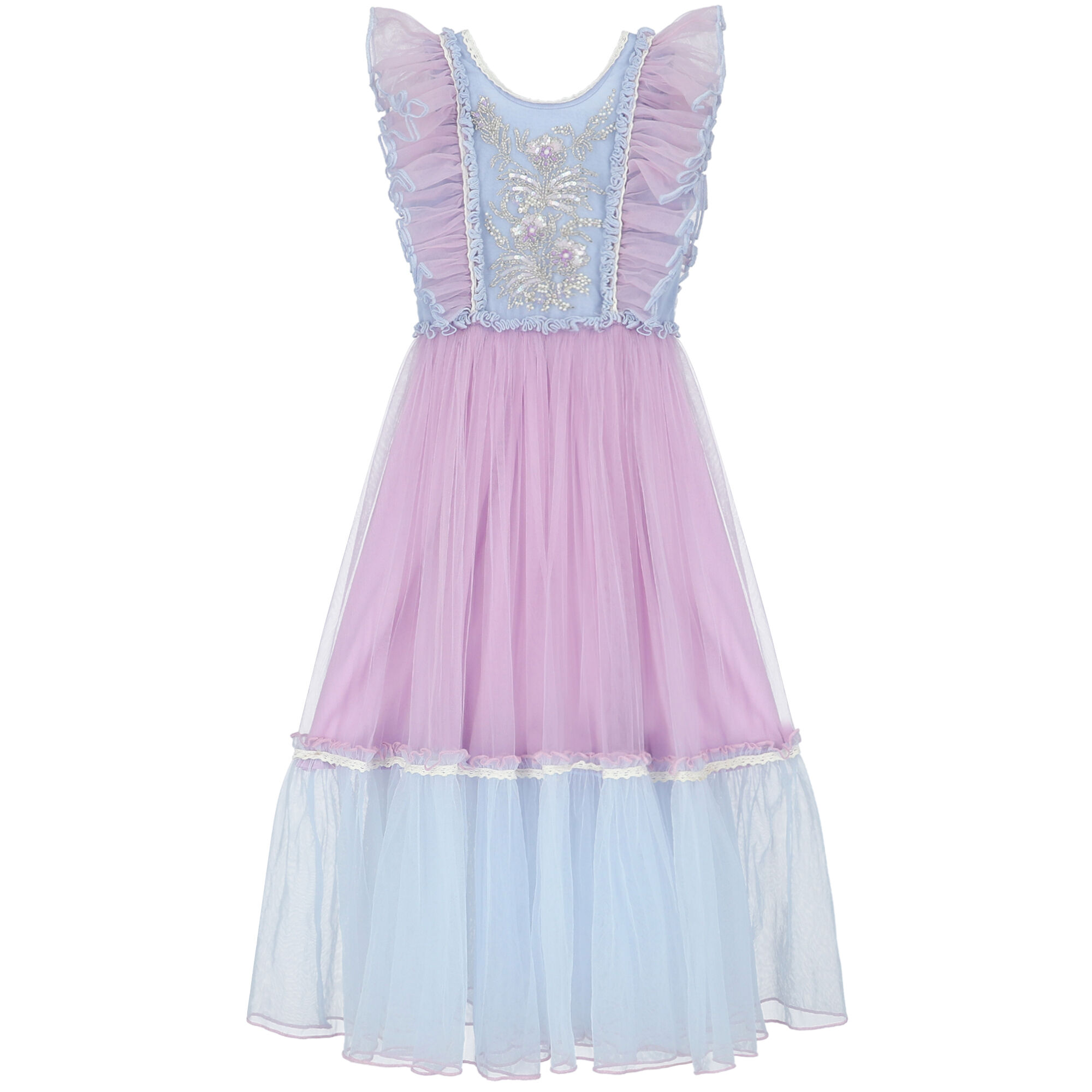 Light blue and purple dress sale