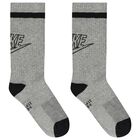 Boys White, Black & Grey Logo Socks ( 6-Pack ), 1, hi-res