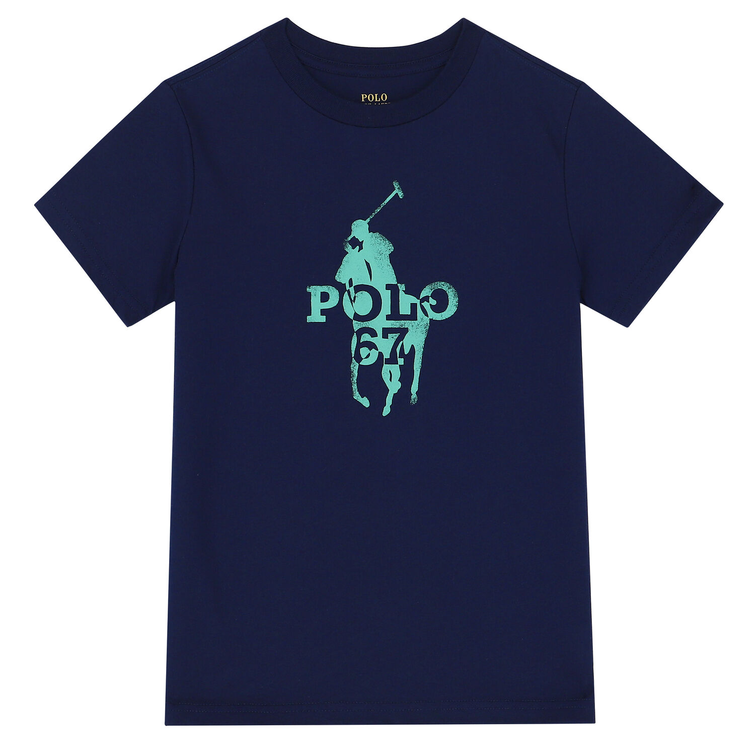 Boys Navy Logo T-Shirt, 1, hi-res