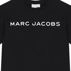 Boys Black Logo T-Shirt, 1, hi-res