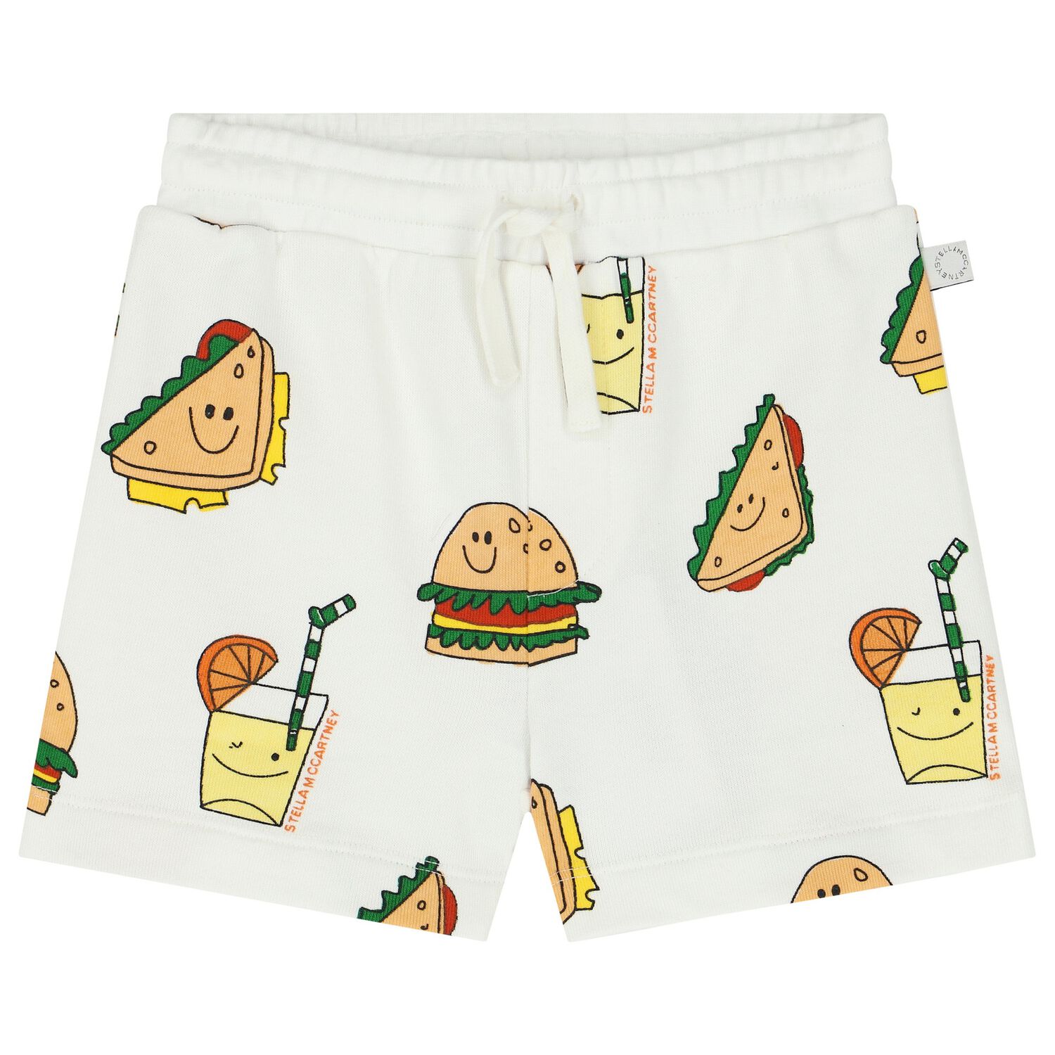Younger Boys Ivory Sandwich Shorts, 1, hi-res image number null