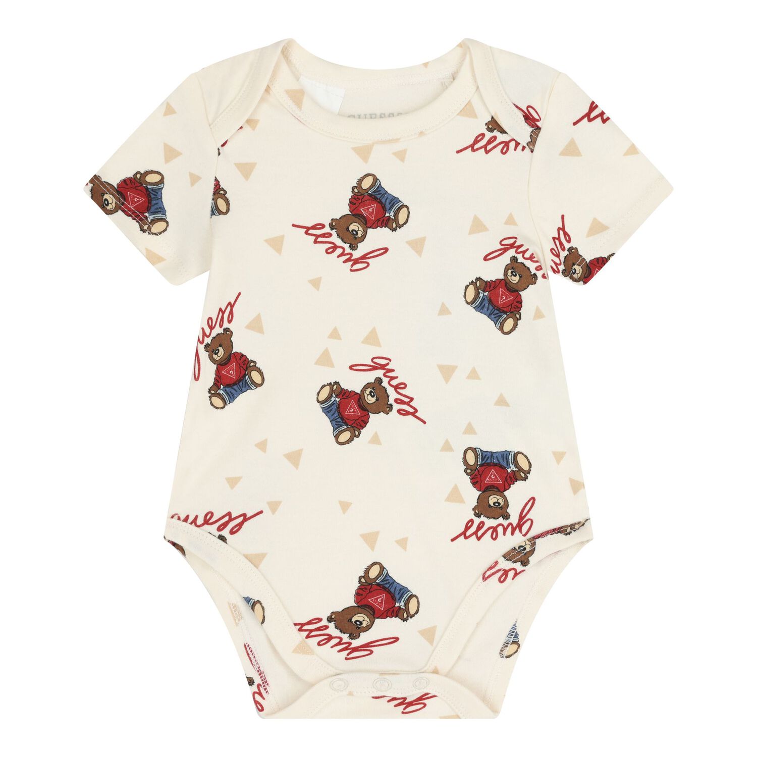 Ivory Teddy Bear Logo Baby Tracksuit Set, 1, hi-res