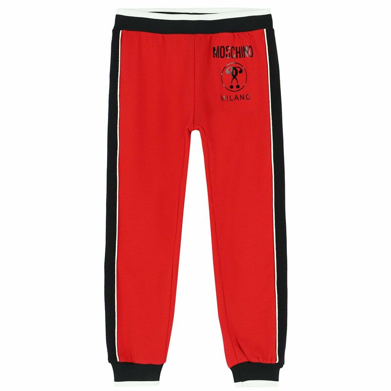 Boys Red Logo Joggers, 1, hi-res image number null