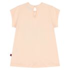 Younger Girls Pink Butterflies Logo T-Shirt, 1, hi-res