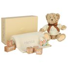 Ivory Milestone Snuggles Personalised Baby Gift Set, 2, hi-res