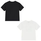 Boys White & Black Football T-Shirts ( 2 Pack ), 2, hi-res