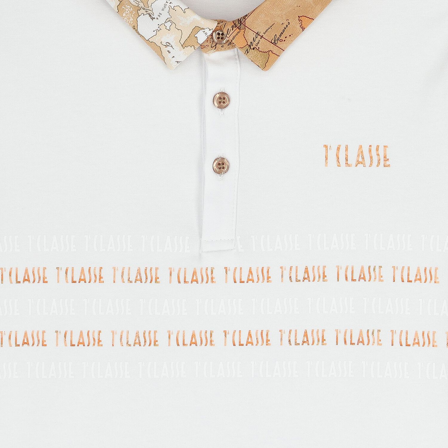 Boys White Logo Polo Shirt, 1, hi-res