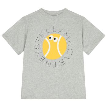 Boys Grey Logo T-Shirt