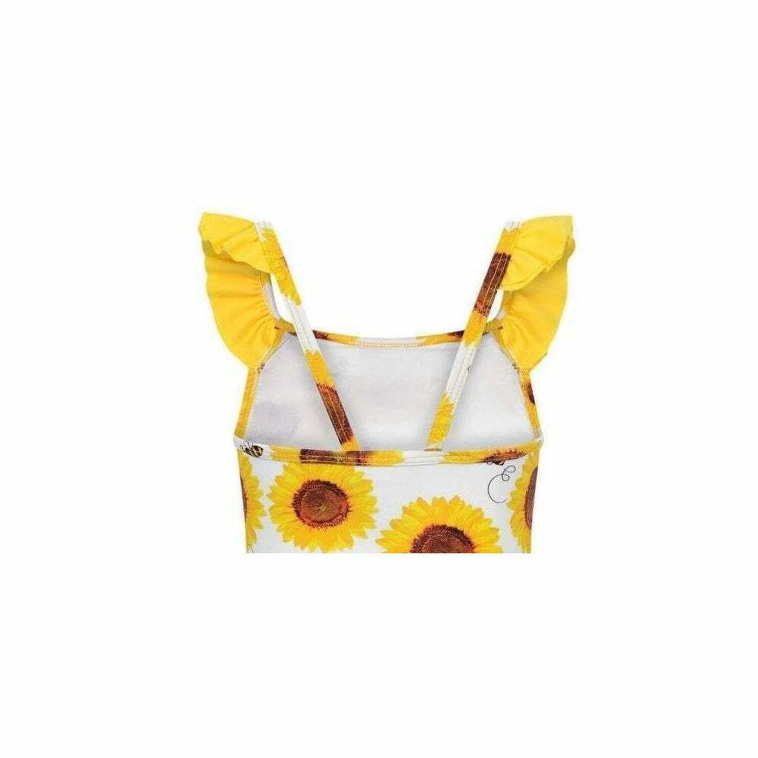 Girls Sunflower Swimsuit, 1, hi-res