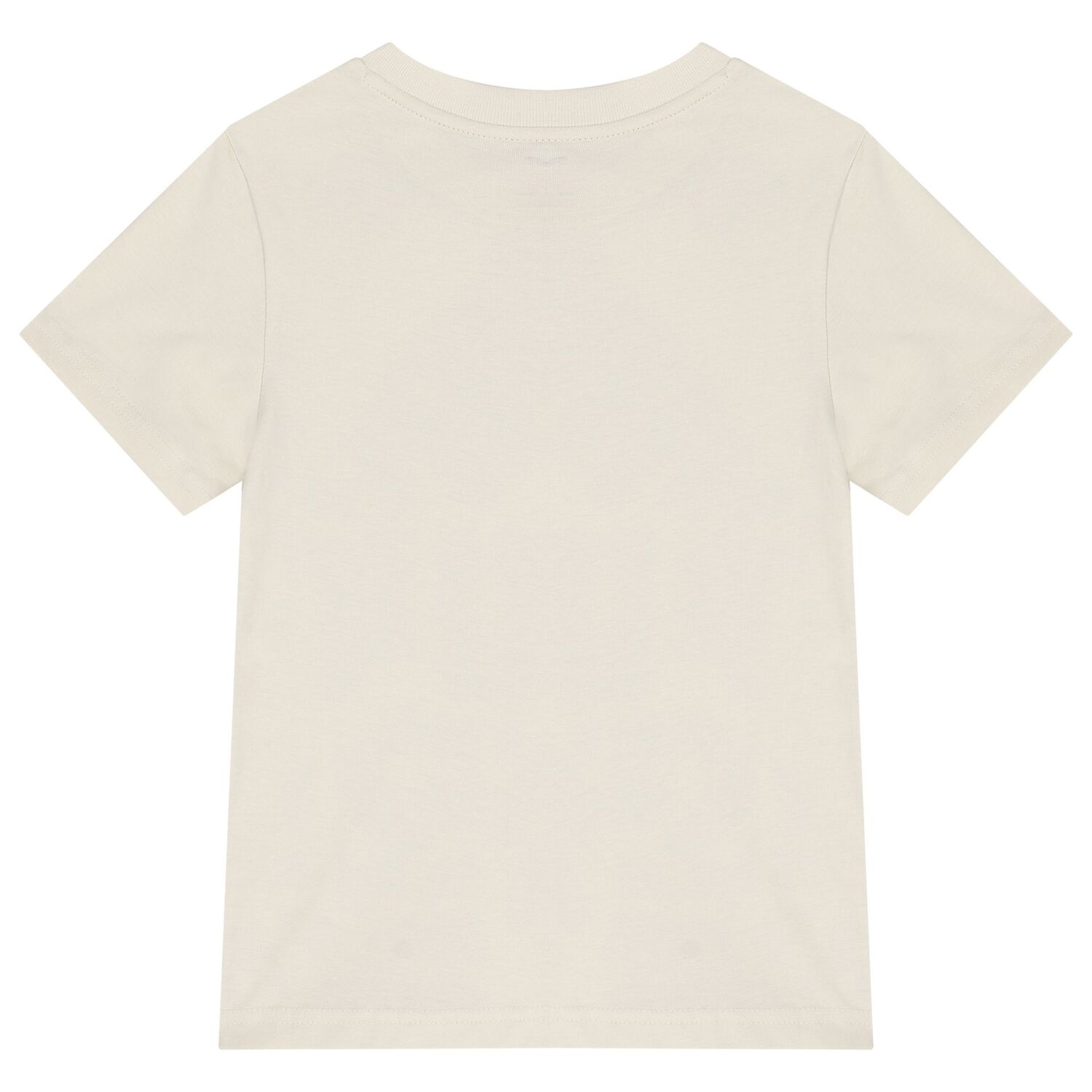 Boys Beige & Green Logo T-Shirt, 2, hi-res